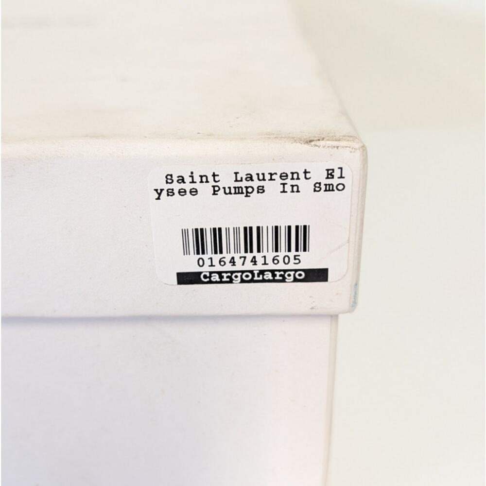 Saint Laurent Élysée 105 Pumps Womens EU40/US10 Smooth Leather Stiletto Heels - Picture 14 of 15